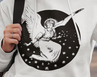 Angel Wings SVG Angel Wing Vector Digital Download Angel Saint Vintage Victorian Style Guardian Angel Shirt Print. Eps Png Dxf Jpg