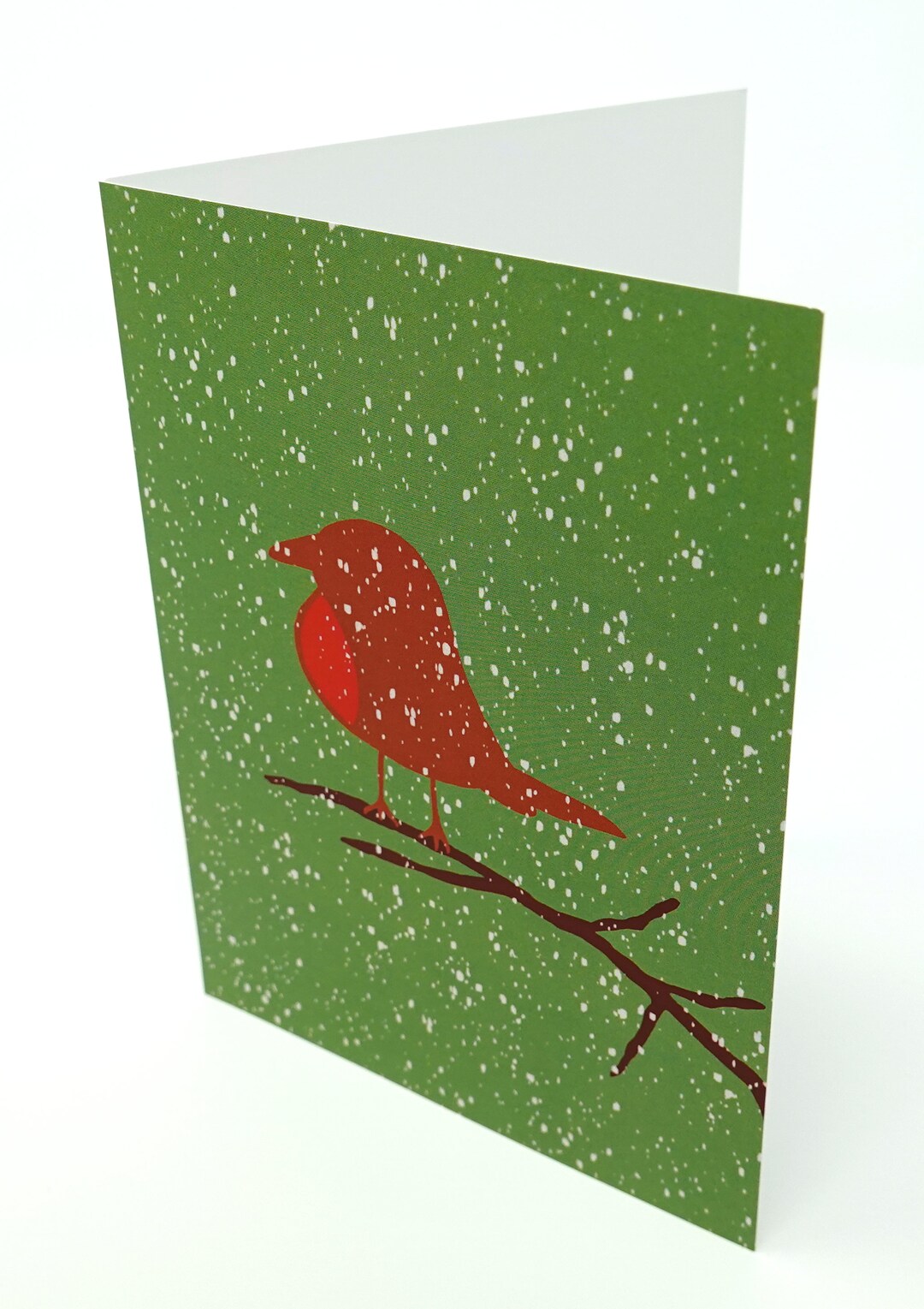 Christmas Robin - Greeting Card - Etsy