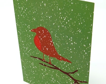 Christmas Robin - Greeting Card