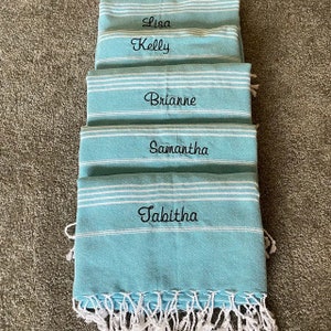Personalized BEACH Towel, Whosale Turkish Towel, Personalized Gifts, Beach Bridal Party Towel, Bachelorette Wedding Custom Gifts,Printing