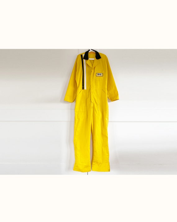 Vintage 60s Hertz Yellow Workwear Coverall