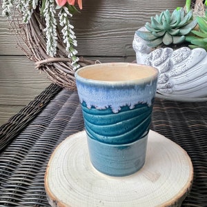 Handmade pottery, ceramic cup, coffee cup, tea cup, tumbler