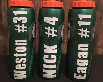 gatorade bottle name collar