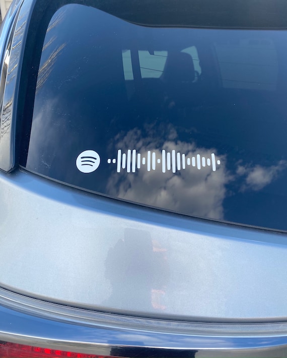 Custom Spotify code decal | Etsy