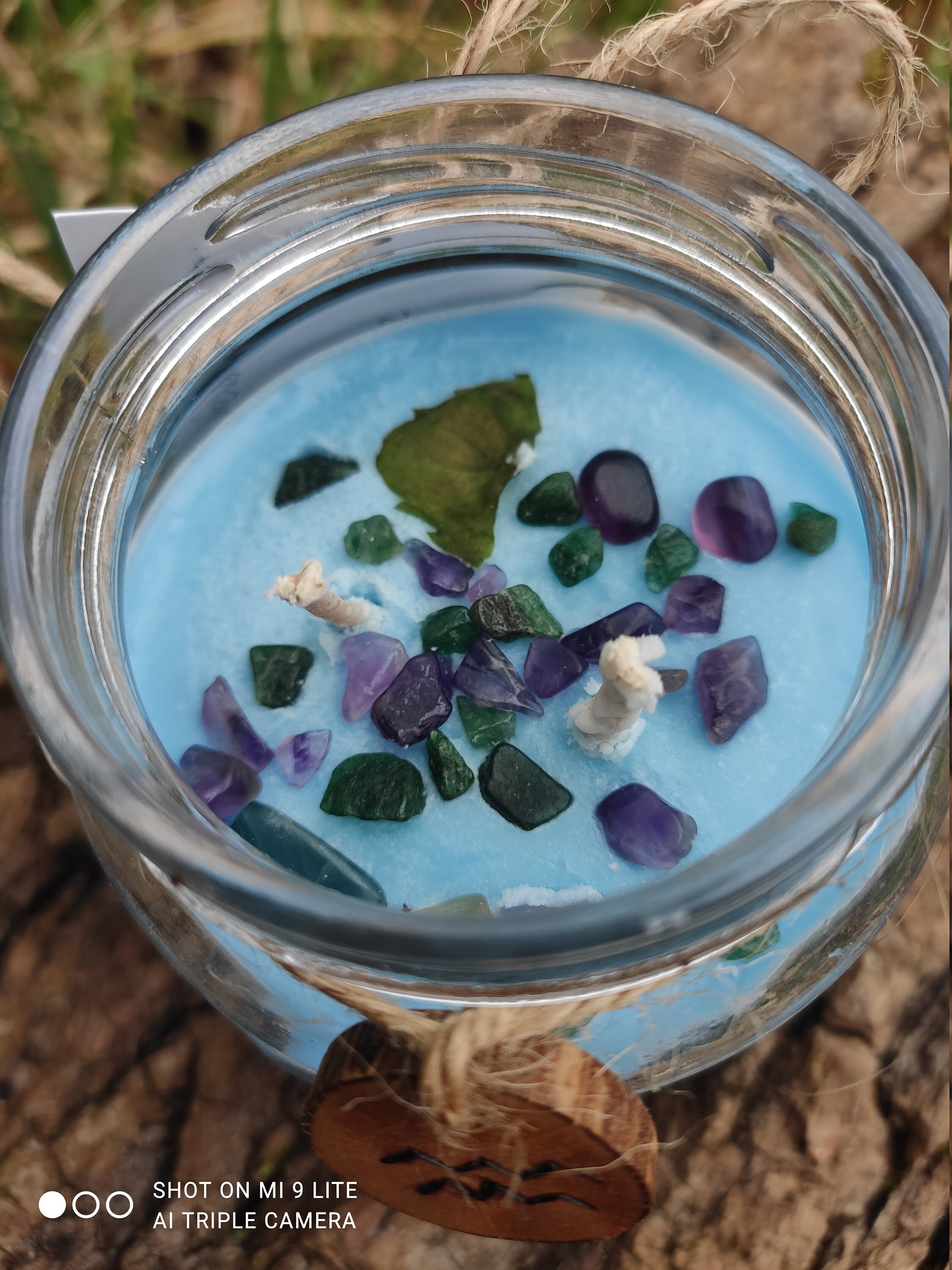 Bougie Astrologique Signe Verseau