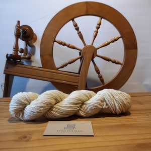 Llanwenog Hand Spun Yarn Wool DK Rare Breed Sheep Cream Perfect for Knitting / Weaving / Crafts