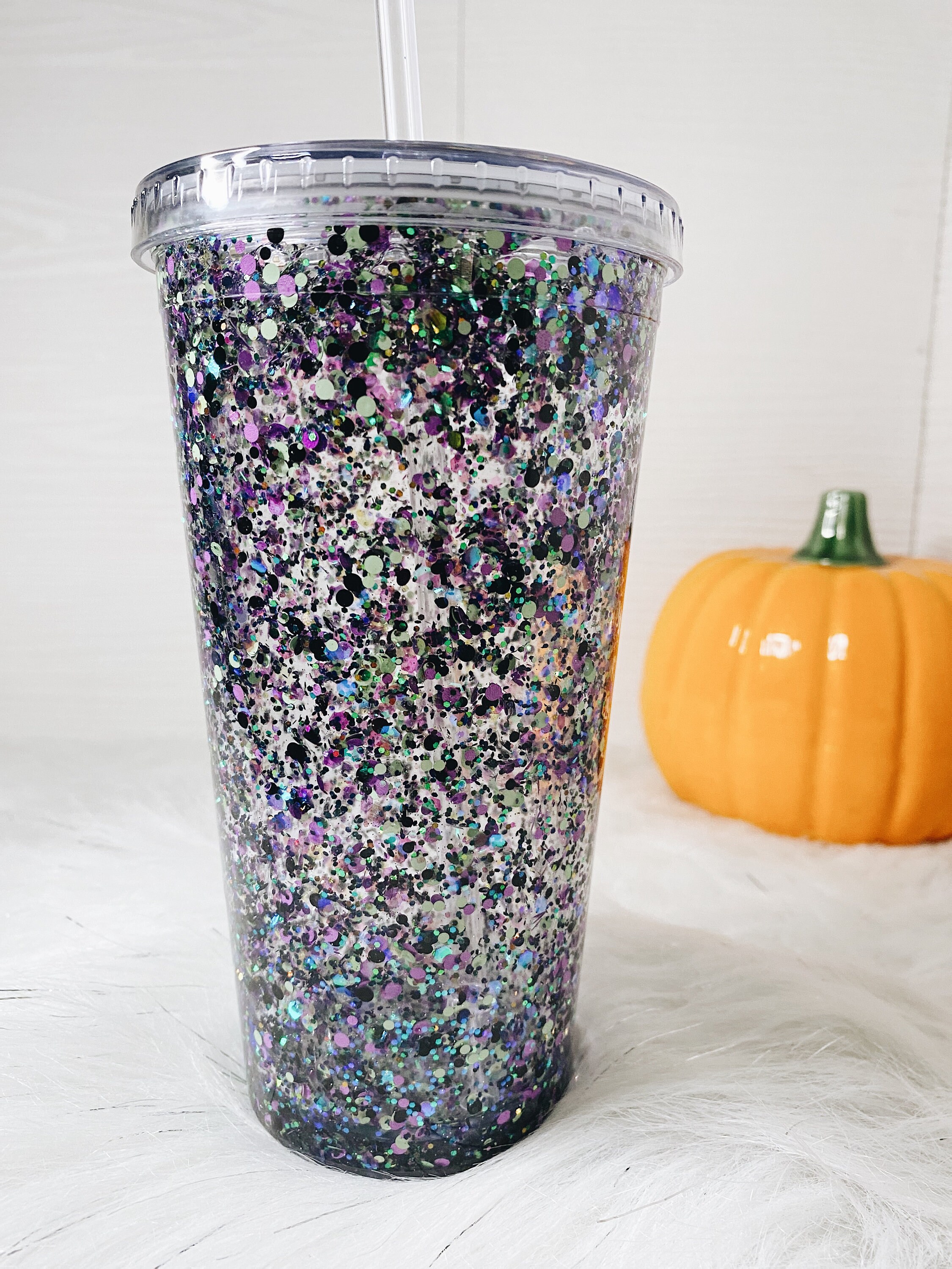 Glitter Snow Globe Tumblers Etsy