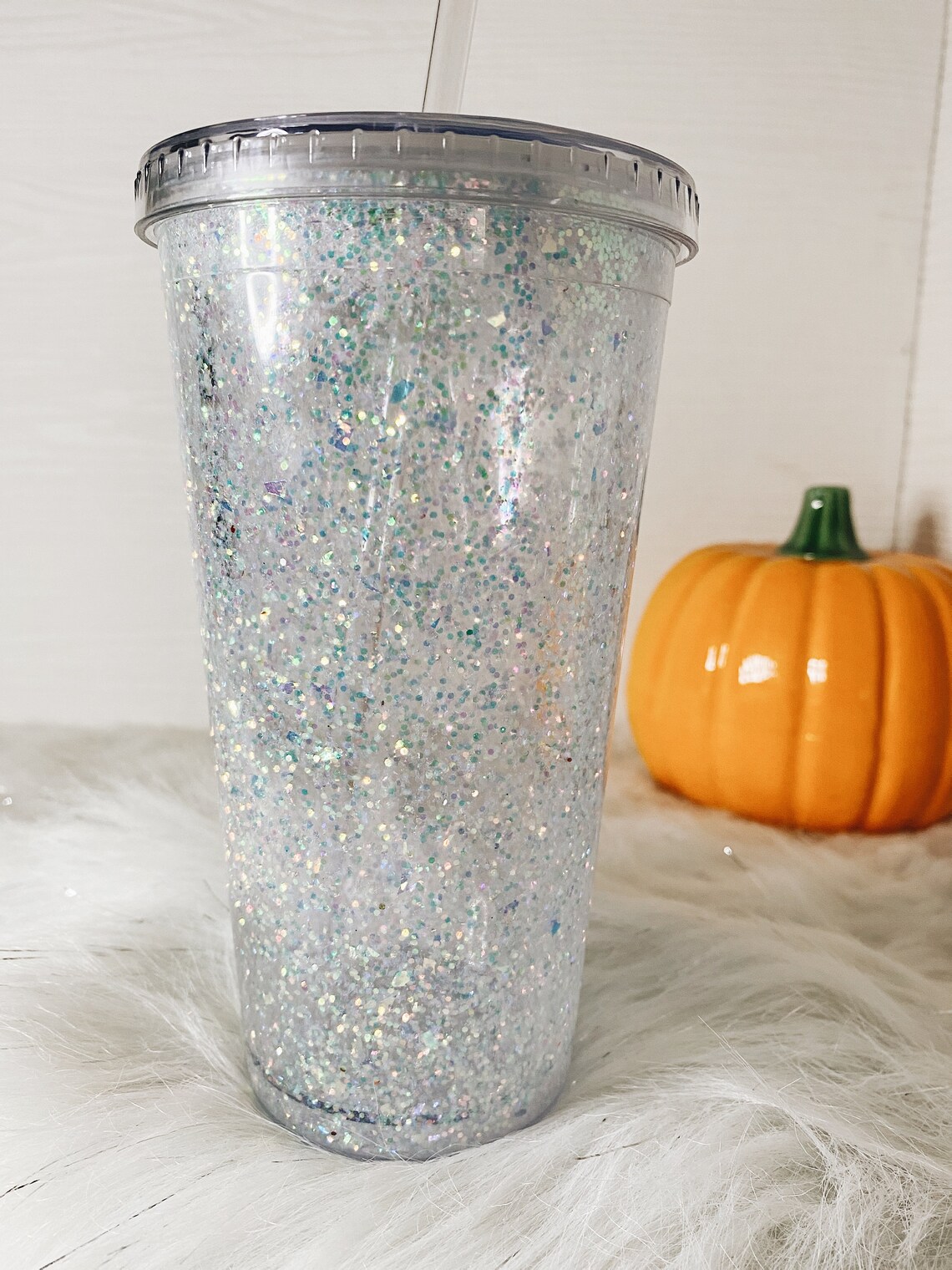 Glitter Snow Globe Tumblers Etsy