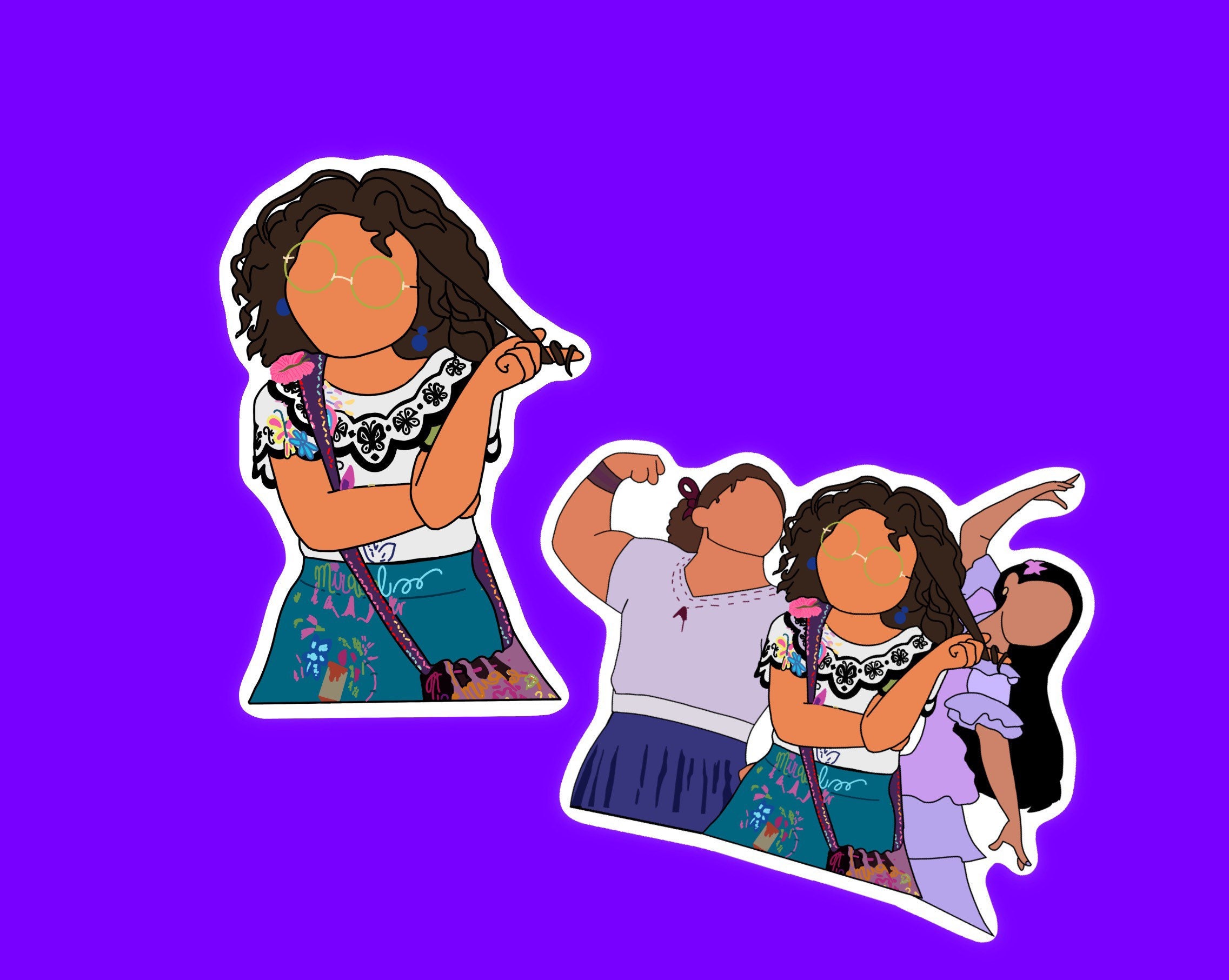 Encanto Stickers Mirabel Encanto Inspired Waterproof Etsy
