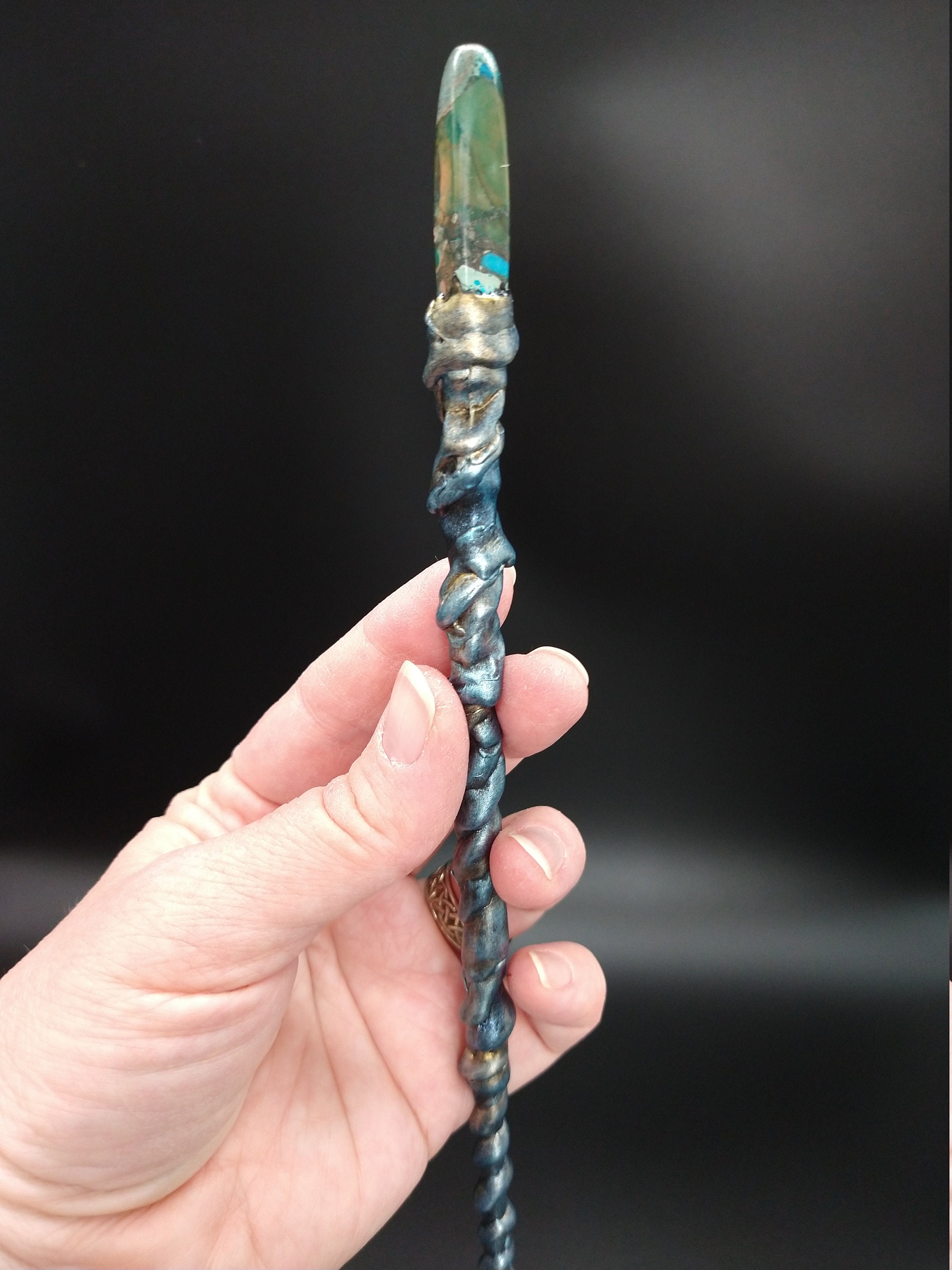 Blue and Copper Quartz Magic Wands Etsy