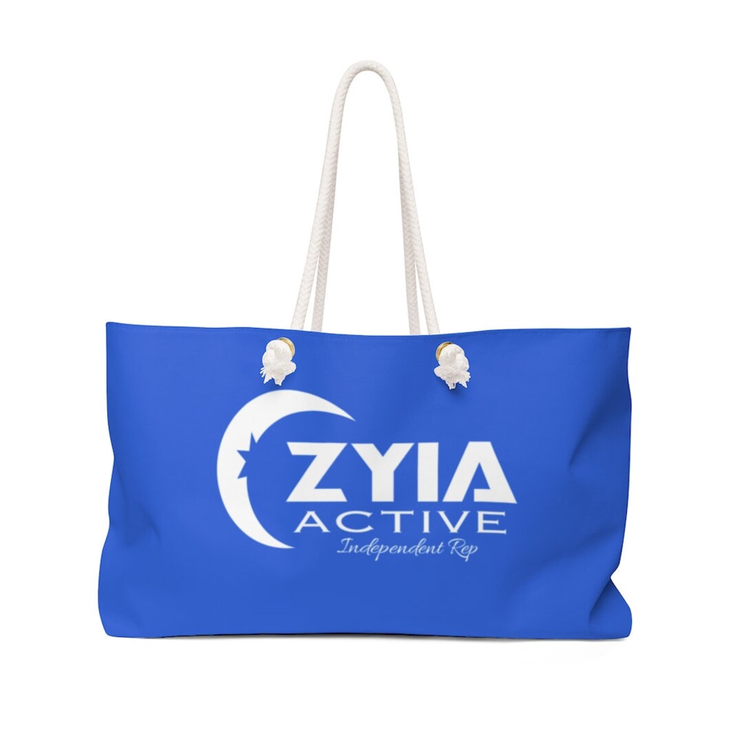 Zyia Active Rep Royal Blue Weekender Bag Tote - Etsy