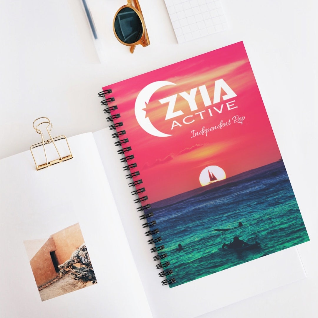 Beach Sunset Zyia Active Rep Spiral Notizbuch - Line line - Etsy Österreich