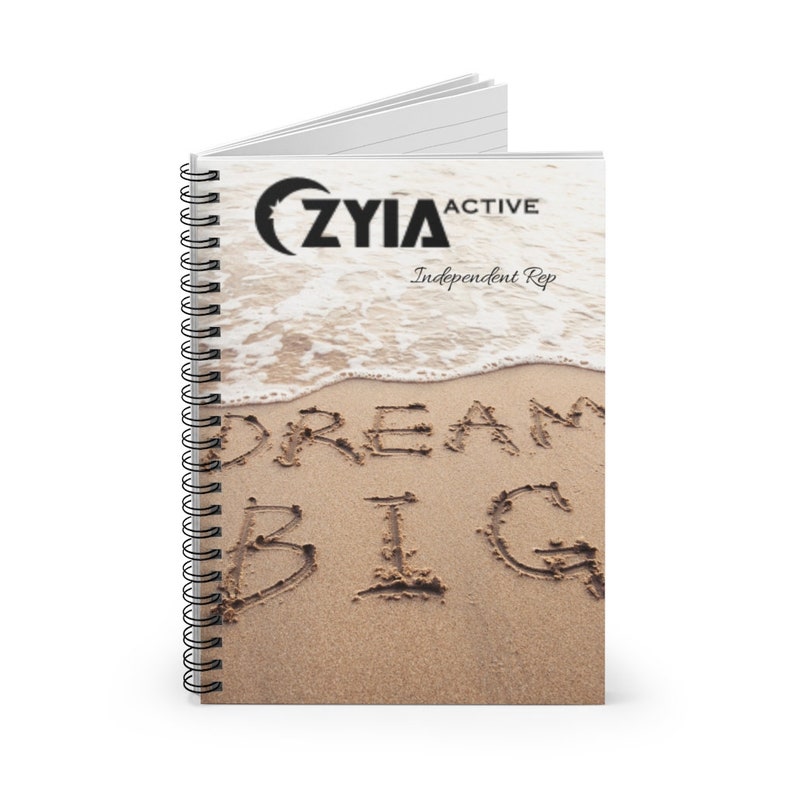 Dream Big Zyia Active Rep Spiral Notebook Ruled Line | Etsy
