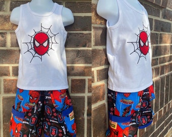 Boy’s Spider-Man Shirt and Shorts Set