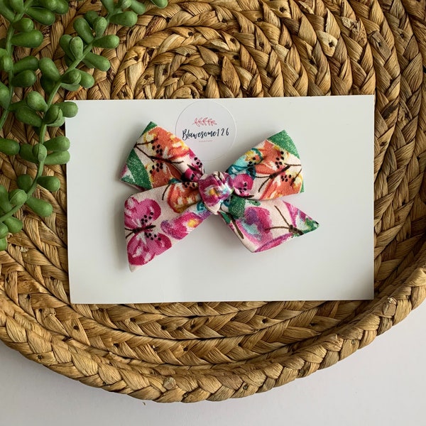 Butterfly Hair Bow Etsy