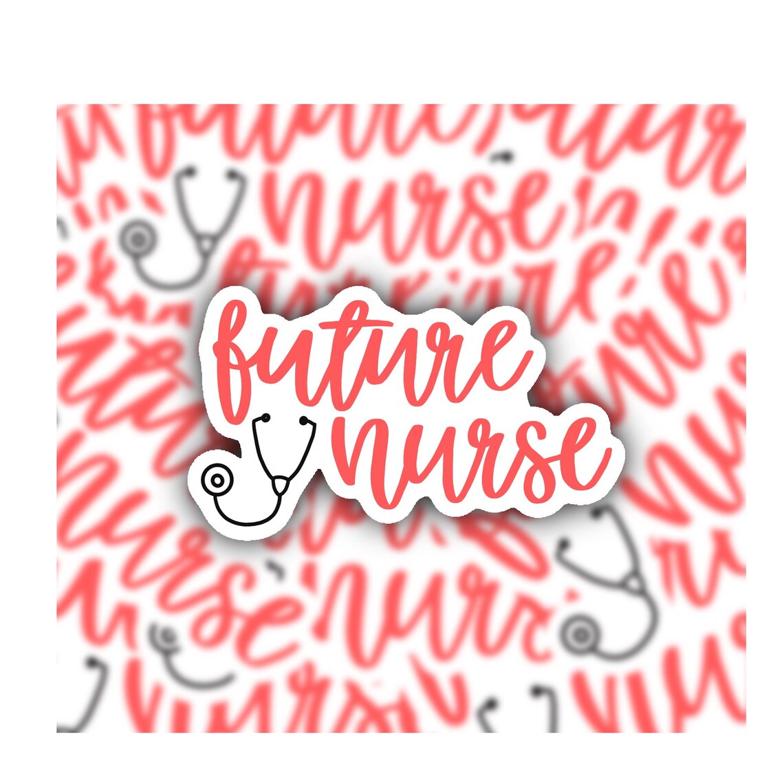 Future Nurse Sticker Nurse Gift Sticker Nurse Sticker Etsy UK