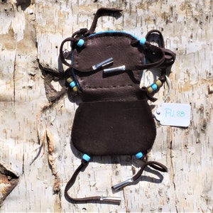 Small Native American Style Deerskin Purse image 2