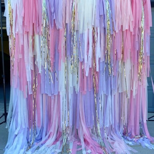 Princess party backdrop/butterfly theme/bridal shower party backdrop/pink and purple backdrop for birthday parties