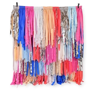 Spring/ pool party/ Bachelorette party backdrop/bridal shower party backdrop/coral backdrop for birthday parties