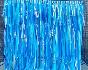 Surf backdrop/ Mix blues backdrop/party backdrop/custom backdrop for birthday parties/ blues party