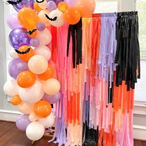 Halloween backdrop/pumpkin party backdrop/spooky halloween backdrop birthday parties/ghoul girls/ halloween night