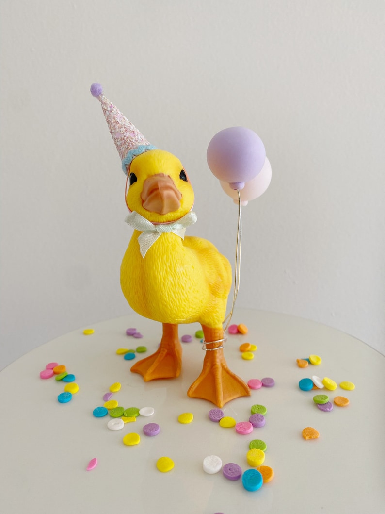 Duck cake topper/baby shower caketopper/yellow ducky image 1