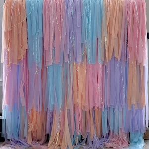 Bluey theme birthday/ pastel butterfly/Bachelorette party backdrop/bridal shower party backdrop/pink and purple backdrop for birthday partie