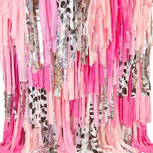 Cowgirl party backdrop/bridal shower party backdrop/custom backdrop for birthday parties/bachelorette party/ lets go/ pink backdrop/lets go