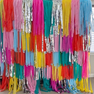 Mexican bachelor party backdrop/bridal shower party backdrop/pink and orange backdrop for birthday parties