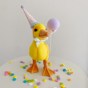 Duck cake topper/baby shower caketopper/yellow ducky Bild 2