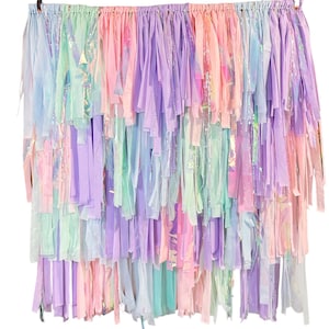 Mermaid/Unicorn/Rainbow/little pony/animal party backdrop/netting party backdrop/wall backdrop for birthday parties