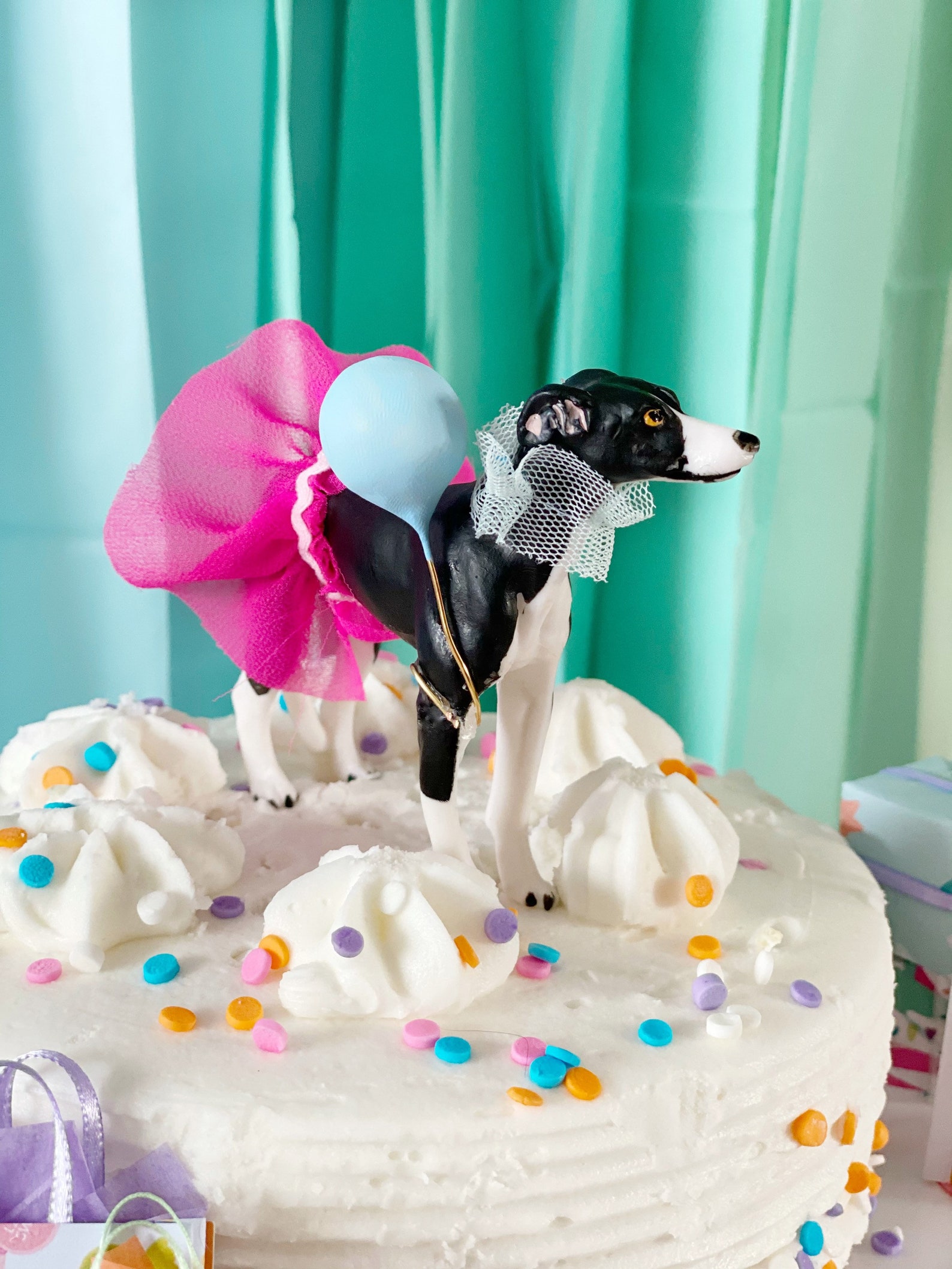 dog-cake-topper-paw-topper-cute-dog-cake-topper-paw-party-kids-etsy