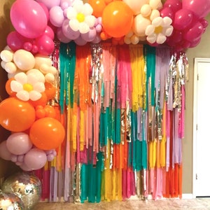 Groovy/Bachelorette party backdrop/bridal shower party backdrop/dazed and engaged