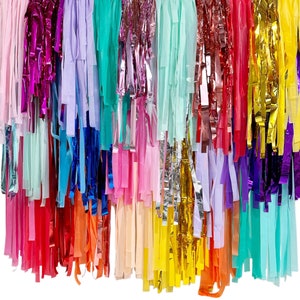 Rainbow party backdrop/bridal shower party backdrop/feista backdrop for birthday parties