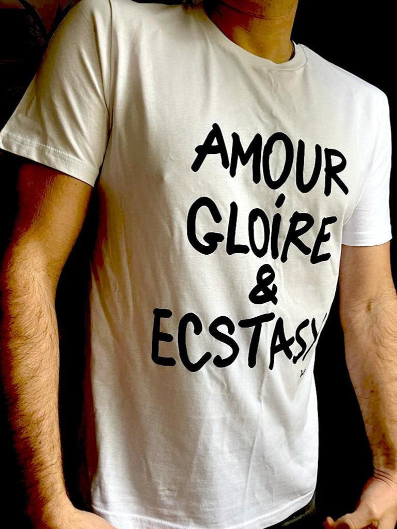 Love, Glory & Ecstasy Organic T-shirt JP Malot Adagp image 2