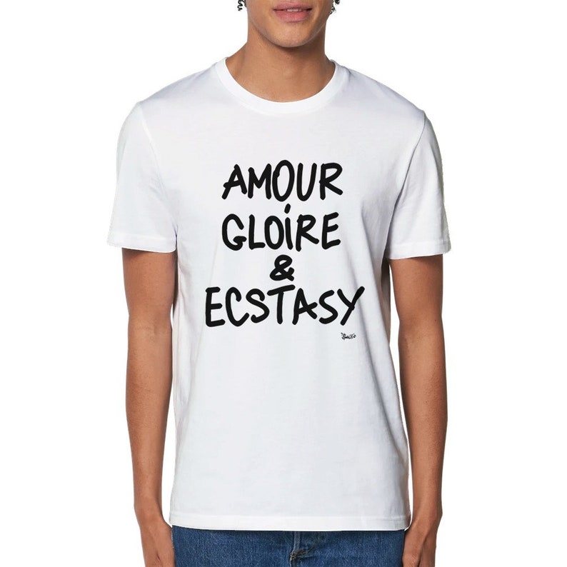 Love, Glory & Ecstasy Organic T-shirt JP Malot Adagp image 4