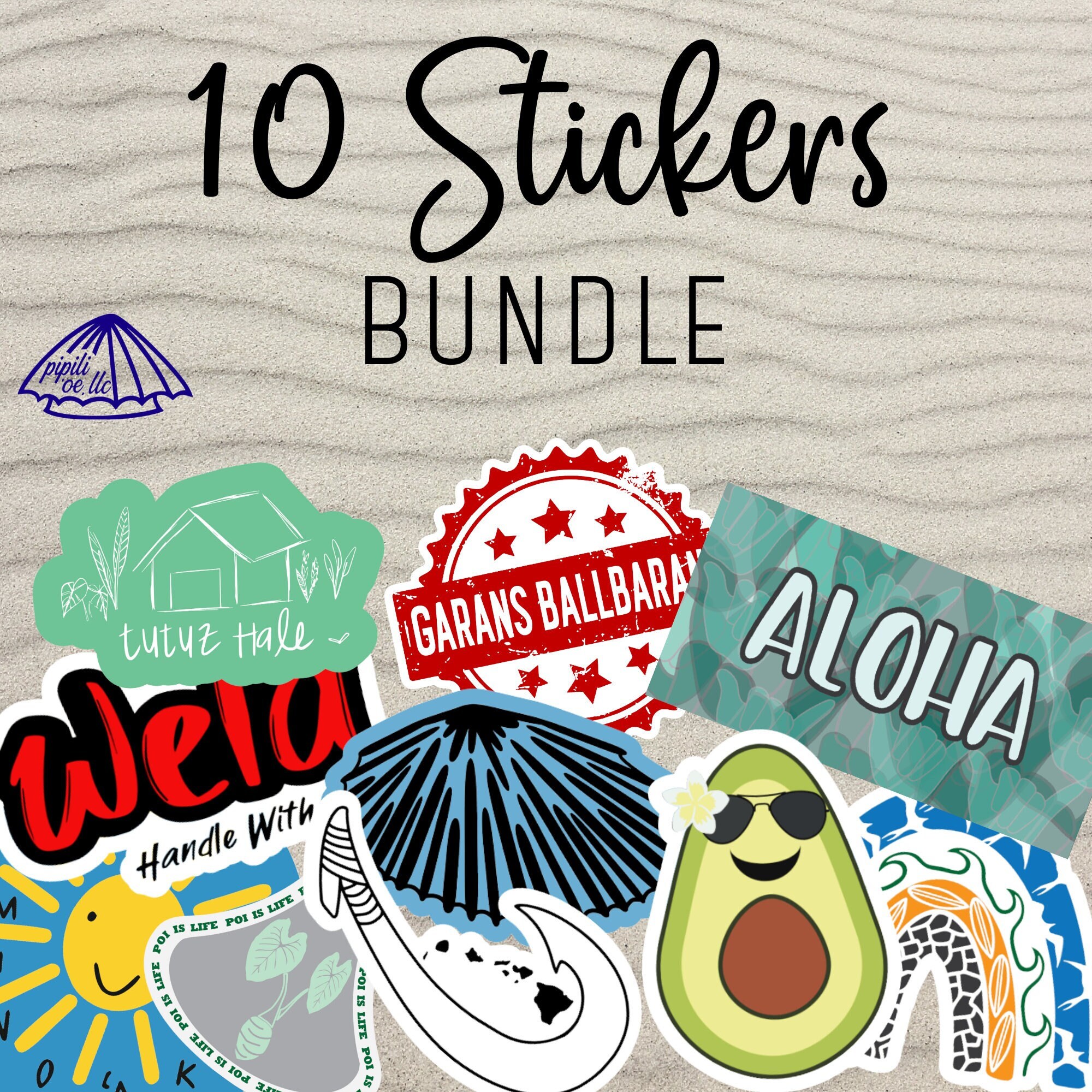 10 Sticker Bundle Any 10 Stickers Stickers for Laptops Etsy
