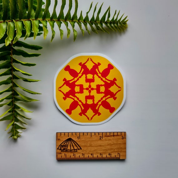 Hula Hawaiian Quilt Sticker Hula Sticker Hawaiian Quilt Etsy