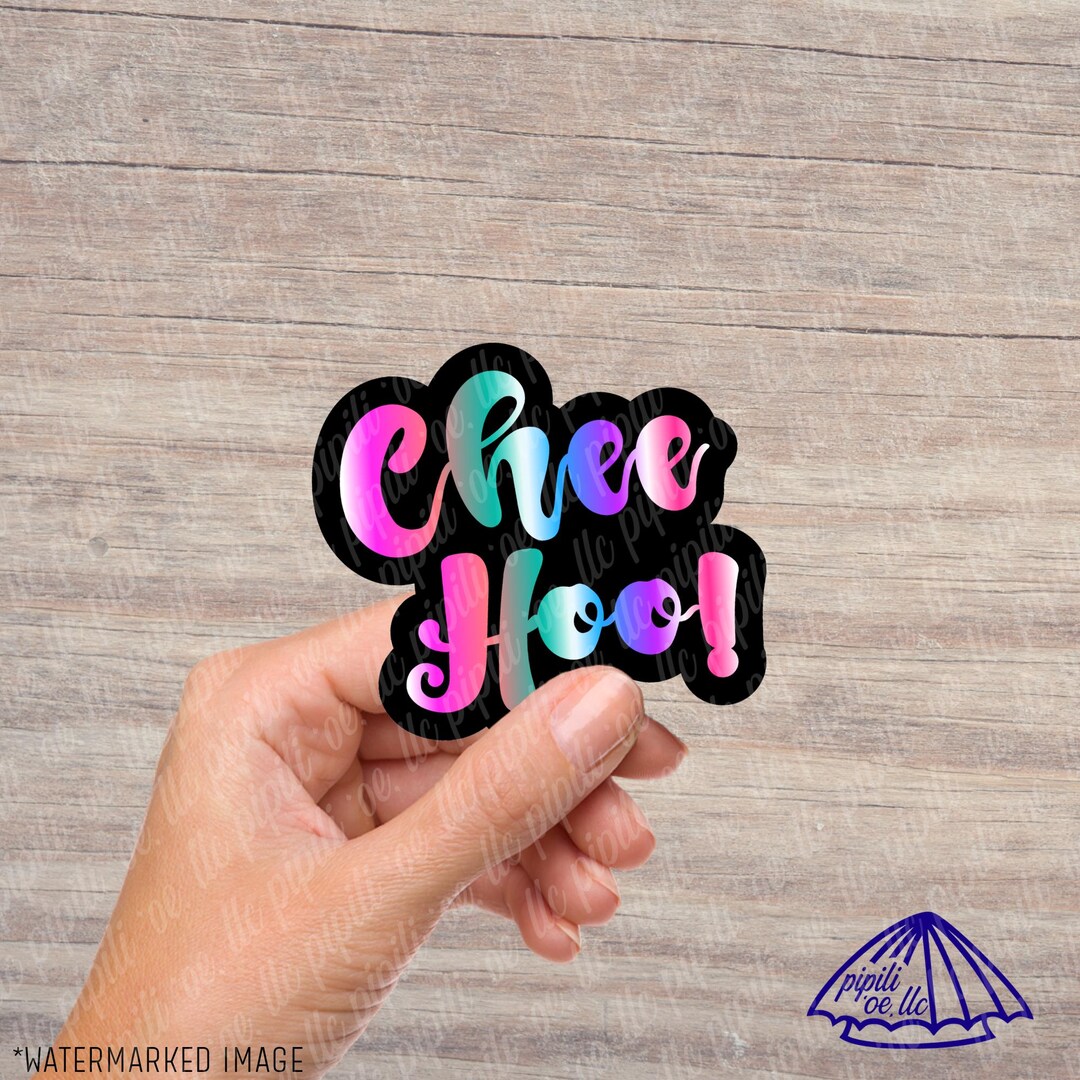 Chee Hoo! Sticker - Etsy