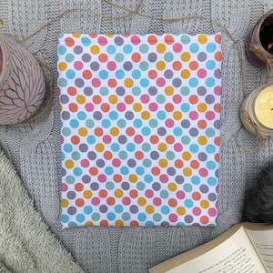 Large Rainbow Polka-Dots Big Book Sleeve