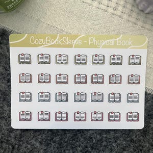 Feuilles d'autocollants pour calendrier couleur mini livre physique - Stickers pour agenda - Bullet Journaling - Journal de souvenir - Sticker BUJO