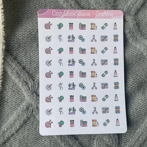 Création d'icônes d'autocollants - Stickers pour agenda - Bullet Journaling - Journal de souvenir - Sticker BUJO