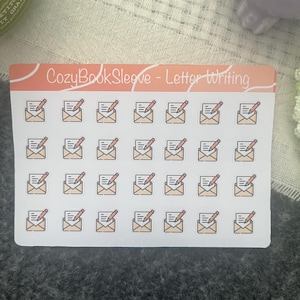Feuilles d'autocollants pour calendrier, mini lettre, autocollants pour agenda, tenue de Bullet Journaling, journal de souvenir, autocollant BUJO