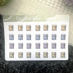 Feuilles d'autocollants pour calendrier, mini-journal couleur, autocollants pour agenda, journal par puces, journal de souvenir, autocollant BUJO