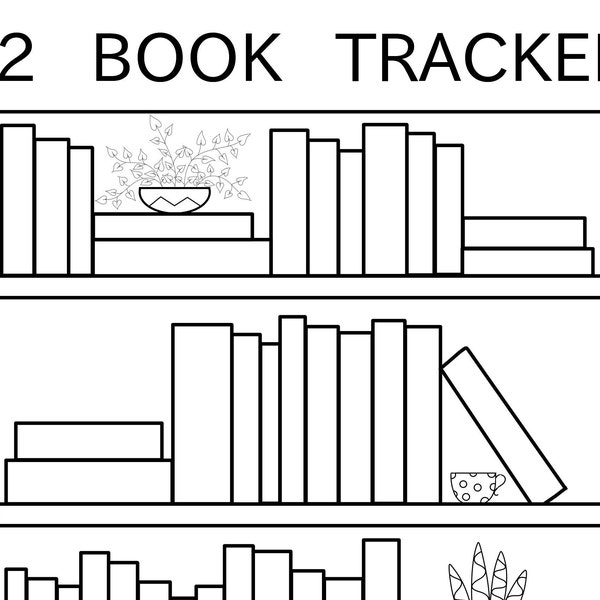 52 Book Tracker - Fill In Bücherregal