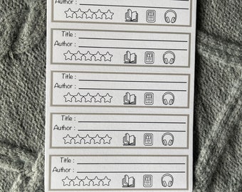 Miniboekrecensies - Dagboek voorlezen - BUJO-sticker