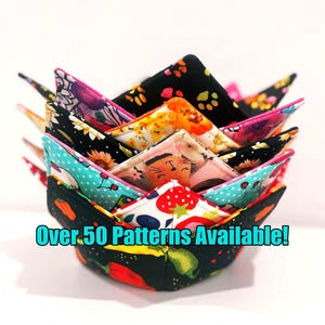 電子レンジ用ボウルカバー：リバーシブルコットン製温冷兼用ボウルホルダー