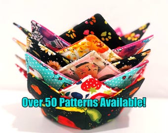 Microwave Bowl Cozy: Reversible Cotton Hot & Cold Bowl Holder