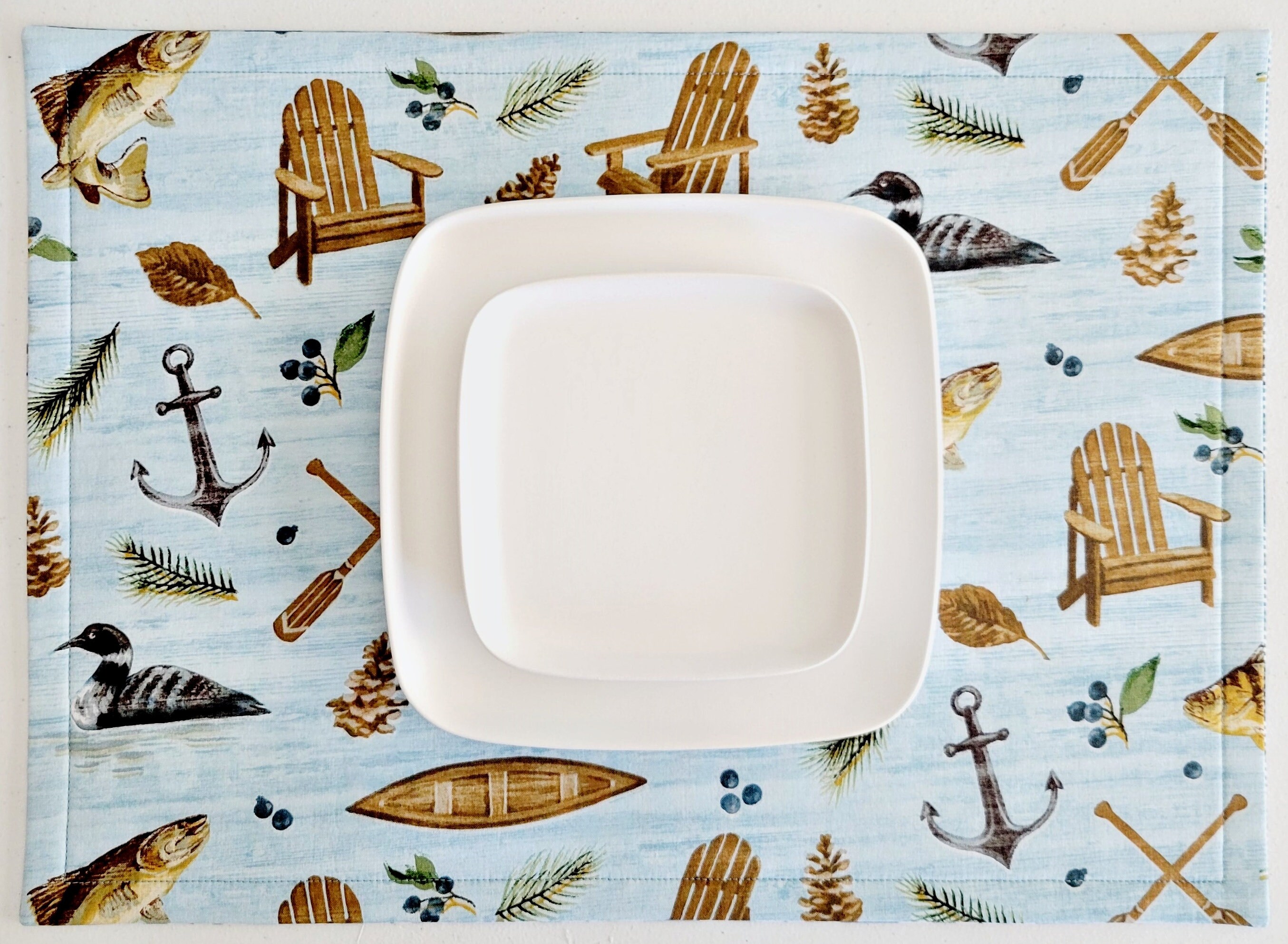 The Water City Venice Placemat Table Mat 30x45 Cmes,set Of 2 C1144