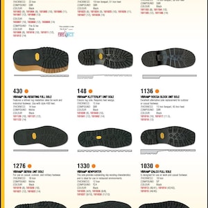 Vibram Full Soles (Message me Style and Size after you have purchased.)Thank you.